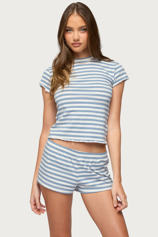 Aubrie Striped T Shirt